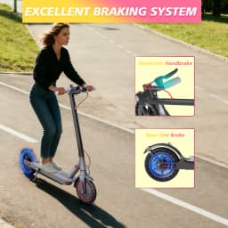 AOVOPRO Y1PLUS  Electric Scooter Powerful Motor 36V 10.5AH Large Capacity Battery 35KM Long Range 8.5Inch Tire with Smart APP Kick City Commuter EScooter
