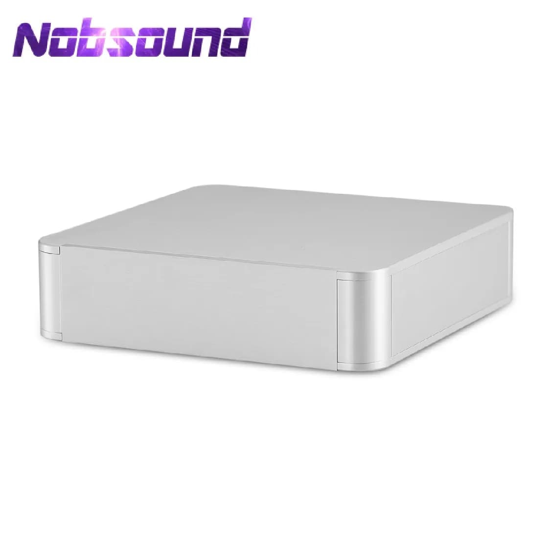 Nobsound Aluminum Housing for DIY Amplifier Amp Enclosure Amplifier Chassis 214×214×55mm