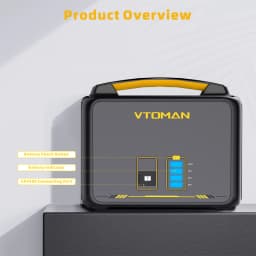 VTOMAN JUMP600X Extra Battery 640Wh for VTOMAN JUMP600X & JUMP600 600W Backup LiFePO4 (LFP)