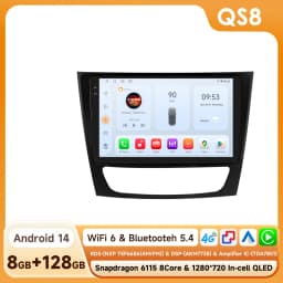 9" Hizpo Android Car Radio for Mercedes Benz E-Class W211 W219 G-Class W463 CLK W209 2001 - 2009 RDS DSP GPS BT 4G Auto CarPlay