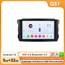 Hizpo 9" Smart Car Systems Radio For Smart Fortwo 451 2005 - 2010 4G Multimedia Player GPS 2din Autoradio Carplay Android Auto
