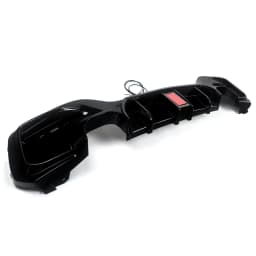 For BMW F20 M Sport M-Tech Rear Bumper Diffuser Spoiler  2015-2019 Car Exteropr Parts Body Kit M135i M140i Glossly Black