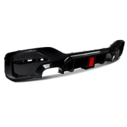 For BMW F20 M Sport M-Tech Rear Bumper Diffuser Spoiler  2015-2019 Car Exteropr Parts Body Kit M135i M140i Glossly Black