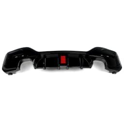 For BMW F20 M Sport M-Tech Rear Bumper Diffuser Spoiler  2015-2019 Car Exteropr Parts Body Kit M135i M140i Glossly Black