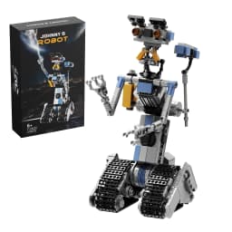 369PCS Johnnyed 5 Robot Building Blocks Set Astroed Mecha Shorted-Circuit Sci-Fi Comedy Movie Explore Bricks Gifts for Kids
