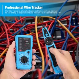 BSIDE FWT11 High Quality RJ11 RJ45 Cat5 Cat6 Telephone Wire Tracker Tracer Toner Ethernet LAN Network Cable Tester Line Finder