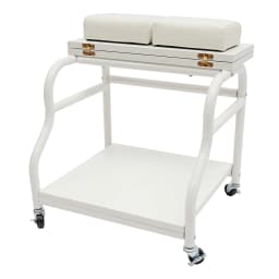 Portable Foot Baths Trolley Footbath Cart Nail Stool with Wheels For Foot Manicure Massage Rest