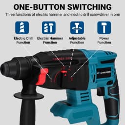 Drillpro Electric Power Tool Set 800N.M Electric Wrench Rotary Hammer 13mm Power Drill 125mm Angle Grinder For Mak 18V