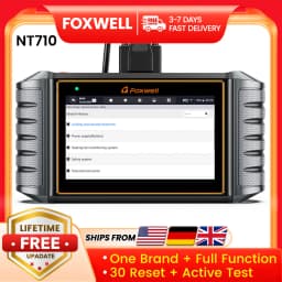 FOXWELL NT710 Full System Diagnostic Tool with 30+ Reset Services ECU Coding Bidirectional fit for Benz and many other Models