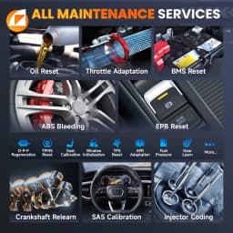 FOXWELL NT710 Full System Diagnostic Tool with 30+ Reset Services ECU Coding Bidirectional fit for Benz and many other Models