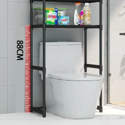 Floor Standing Toilet Storage Rack Large Capacity Household Washing Machine Storage Racks Multifunctional Multi-Layer Shelves
