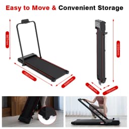 CITYSPORTS PRO Treadmill, Foldable Treadmill for Home with Incline, Compact Walking Pad with Wide Running Belt, Treadmill