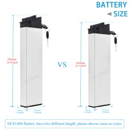 36V Ebike Battery For ADO A20 A20F MATE City BIKE Fiido M1 Folding Electric Bike 36V 10.4Ah 12.5Ah 17.5Ah Replacement Battery