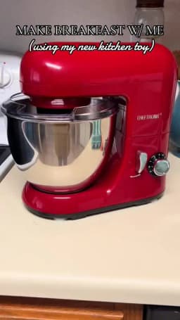 1pc Stand Mixer, 4L Tilt-Head Electric Household Stand Mixer - 1300W 6+P Speed,Food Beater And Butter Beater, EU Plug