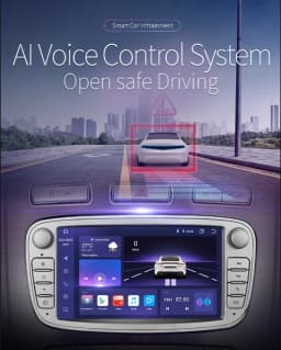 Android Autoradio AI Carplay For Ford Focus Fusion Mondeo S/C-MAX Mondeo Galaxy Transit Connect Kuga multimedia 7"7862 Car radio