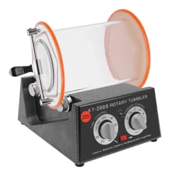 Electric Jewelry Polisher Beads Polishing Machine Kit with Timer for Metal Jewelry Polishing and Grinding