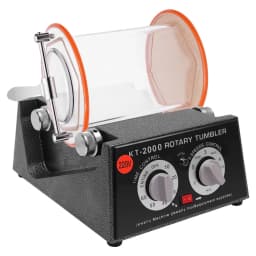 Electric Jewelry Polisher Beads Polishing Machine Kit with Timer for Metal Jewelry Polishing and Grinding