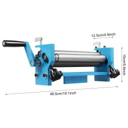 SJ 300 3 Rollers Round Bending Machine Portable Manual Roll Sheet Bend Bender Adjustable Steel/Copper Plates Tube Bending Tool