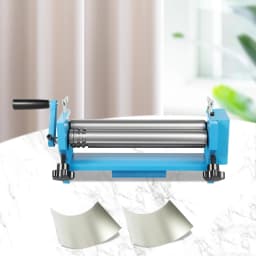 SJ 300 3 Rollers Round Bending Machine Portable Manual Roll Sheet Bend Bender Adjustable Steel/Copper Plates Tube Bending Tool