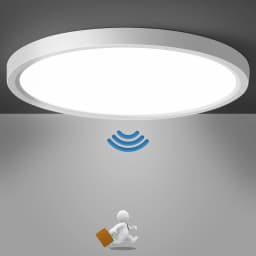 LED Ceiling Light with Motion Sensor, 24W 2400LM, 4000K, Ø30CM for Hallway, Balcony, Garage, Storage Room