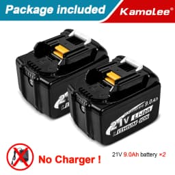 Kamolee 21V 9000mAh Li-ion Battery BL1860 Hand drill Battery Power tools Support Kamolee Makita Power tools