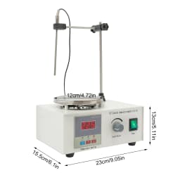 2000ml Magnetic Stirrer Lab Adjustment Range 0-99℃ Heating Plate Stirrers With Temperature Control Panel