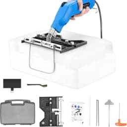 500° C Styrofoam Cutter 150W Hot Cutter Foam Cutter with 2 Blades,Slot Plate 220V Cutting Depth 300mm Groove Machine Styrocutter