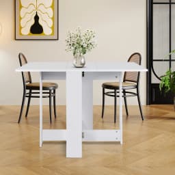 Dining Table, 103*76*73.4cm, for 4-6 People, Suitable for Dining Room, Living Room, Bed