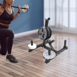 Weight Plate Holder Rust-Proof Weight Plate Bearing Rack Space Saving Vertical Weight Plate Bearing Rack for Home/Gym