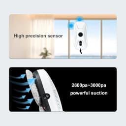 DIVEDEER RA2-02 Intelligent Window Cleaner Bi-directional Double Spray New Window Cleaner Automatic Dual Spray Mini-Type Machine