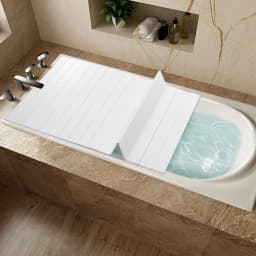 Foldable Bathtub Shelf – Thermal, Dust-Proof Bathroom Storage Rack, Easy to Install with No Drilling
