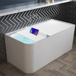 Foldable Bathtub Shelf – Thermal, Dust-Proof Bathroom Storage Rack, Easy to Install with No Drilling