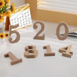 Darryy Stehende Holzbuchstaben, Holzbuchstaben Deko - DIY Holz Buchstaben groß - Home Schriftzug,