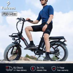 Fafrees F20 Max Folding Electric Bicycle Adults 20x4.0 inch Fat Tire Mountain bike with 48V 30Ah Battery 110-150km Range