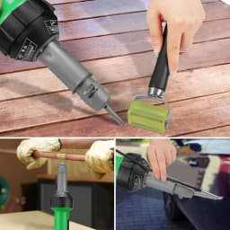 1600W Plastic Welding Gun AC 220V Hot Air Blower Heat Torch Welder Nozzle Rolling Plastic Welding Machine Used For PP PVC Bumper