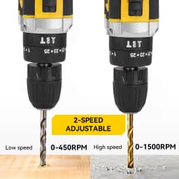 MELLWIN 25+3 Torque Electric Impact Drill 2 Gear Speed 3 Mode Adjustable Electric Screwdriver Tool Set For Makita 18VBattery Pin