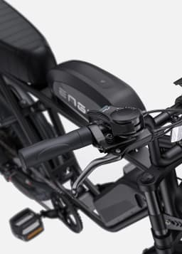 Adult Electric Bike 250W Motor 20” Fat Tire E-bike 48V 15.6AH+13AH Dual Battery Hydraulic Brake Full Suspension ElectricBicycle