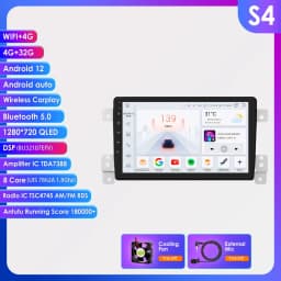Hizpo 2Din 9inch Android13 Car Radio for Suzuki Grand Vitara 3 2005 - 2015 4G BT Auto CarPlay GPS RDS DSP UI7862 Multimedia