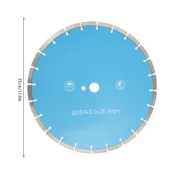 Concrete Saw Cutter Plaster Cutter with 350mm Diamond Cutting Disc 4000w