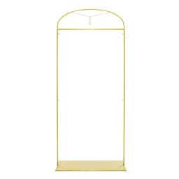 Metal Coat Stand Multifunctional Clothes Rack Wedding Dress Clothing Display Gold Round Tube Clothes Rack For Boutiques Bedrooms