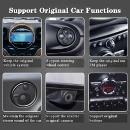 AUTOTOP CarPlay Android Auto Decoder Box For BMW Mini R55 R56 R57 R58 R59 R60 R61 F54 F55 Clubman Countryman Hardtop John CCC CIC NBT EVO BIS System