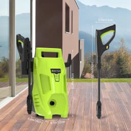 Home and Garden High Pressure Washer 1500W, 70 Bar Pressure, 500 l/h Flow Rate, with 3-in-1 Nozzle