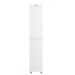 SoBuy BZR127-W High wardrobe bathroom wardrobe bath wardrobe narrow bathroom shelf bathroom wardrobe bathroom furniture BHT approx. 33x165x33