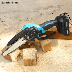 OTOOLSION Brushless Cordless Saw 6 Inch Powerful 20V Portable Brushless Cordless Chain Saw for Wood Cutting and Pruning Trees