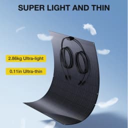 High-Efficiency ETFE Monocrystalline 240W 2-Piece/4-Piece (480W/960W) Output Flexible Solar Panel for Balcony, RV, and Camping Charging System