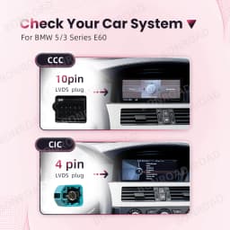 Bonroad 14.9Inch Car Multimedia Wireless Carplay Android Auto Radio Gps for Bmw 5 Series E60 E61 E62 with 2560*720P Touch Screen