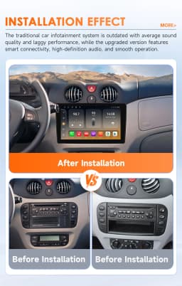 Hizpo 9 inch Multimedia For Citroen C2 C3 2001 2002 2003 - 2010 Android Auto Car Radio Player GPS Navigation Carplay QLED Screen