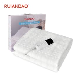 RUIANBAO Heated Blanket 150*80cm Electric Blanket Timer Heated Pad 220V Thermal Mattress Soft Electric Throw Blanket Bed Warmer