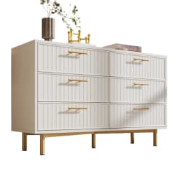 3-Layer Storage Cabinet with 6 Removable Drawers Large Capacity Multifunctional Storage Chest for Home Living Room Bookshelf Box