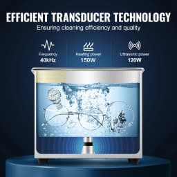 3L Ultrasonic Cleaner Machine Stainless Steel Ultrasonic Cleaning Machine Digital Heater Timer Jewelry Cleaning for Home